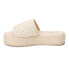 Фото #3 товара BEACH by Matisse Cairo Platform Womens Beige Casual Sandals CAIRO-367