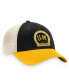 Фото #3 товара Men's Black Michigan Wolverines Refined Trucker Adjustable Hat