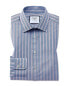 Charles Tyrwhitt And Egyptian Extra Slim Fit Stripe Shirt Men's 15" - 33" Sing - фото #1