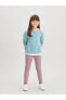 LCW Kids Bisiklet Yaka Basic Uzun Kollu Kız Çocuk Sweatshirt