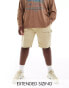 Фото #1 товара ASOS DESIGN cargo short with contrast stitch in beige