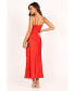 ფოტო #14 პროდუქტის Women's Lipa Colorblock Midi Slip Dress