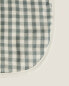 Фото #5 товара Gingham check baby bib