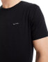 Paul Smith 3 pack loungewear t-shirts with logo in black