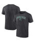 Фото #2 товара Men's Heather Charcoal Michigan State Spartans Campus T-shirt
