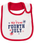 Фото #2 товара Baby 4th Of July Teething Bib One Size