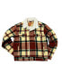 Фото #1 товара Levi's Men's Plaid Type III Sherpa Trucker Jacket Brown Pattern A60270001