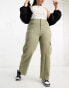 Фото #5 товара Yours straight leg cargo jean in khaki