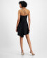 Фото #2 товара Juniors' One-Shoulder Double-Strap High-Low Dress