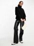 Фото #7 товара Edited cut-out knitted jumper in black