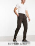 Фото #1 товара ASOS DESIGN super skinny smart trousers in brown