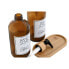 Дозатор мыла Home ESPRIT Янтарь Натуральный Бамбук Стеклянный 500 ml 7,5 x 7,5 x 20 cm