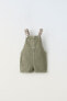 Canvas denim dungarees