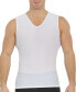 Фото #1 товара Men's Power Mesh Compression Sleeveless V-Neck Shirt