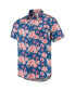 Фото #3 товара Men's Royal Chicago Cubs Floral Linen Button-Up Shirt