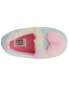 Rainbow Heart Faux Fur Loafer Slippers S