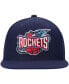 ფოტო #3 პროდუქტის Men's Navy Houston Rockets Hardwood Classics Team Ground 2.0 Snapback Hat