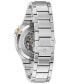 ფოტო #4 პროდუქტის Men's Automatic Maquina Stainless Steel Bracelet Watch 46mm