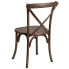 Фото #2 товара Hercules Series Stackable Early American Wood Cross Back Chair
