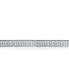 ფოტო #2 პროდუქტის Herringbone Reversible Flat Greek Key Design Flexible Strong Chain For Women Bracelet .925 Sterling Silver Made In Italy