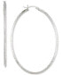 Large Oval Hoop Earrings in 14k Gold Vermeil (Also in Sterling Silver)