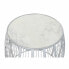 Side table DKD Home Decor White Marble Iron Silver (46 x 46 x 41 cm)