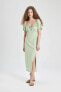 Фото #2 товара Платье женское Defacto Yeşil - B0128AX/GN1216