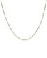 Фото #1 товара Italian Gold diamond Cut Oval Bead, 18" Chain Necklace (2-5/8mm) in 14k Gold, Made in Italy