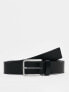 Calvin Klein leather 35mm belt in black