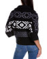 Фото #2 товара Forte Cashmere Crop Wool & Cashmere-Blend Cardigan Women's Black Xs