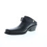 Diesel D-Santiago Mule L Y02896-PR516-T8013 Mens Black Mules Slippers Shoes 10