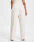 ფოტო #2 პროდუქტის Women's Paperbag-Waist Wide-Leg Pants, Created for Macy's