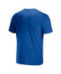 ფოტო #4 პროდუქტის Men's NFL X Staple Royal Buffalo Bills Lockup Logo Short Sleeve T-shirt