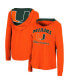 Фото #1 товара Women's Orange Miami Hurricanes Catalina Hoodie Long Sleeve T-Shirt