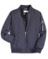 Фото #6 товара Men's Quilted Baseball Jacket with Rib-Knit Trim