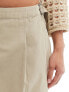 ONLY pleated mini skort in beige