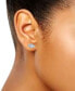 Cubic Zirconia Evil Eye Stud Earrings in Sterling Silver, Created for Macy's