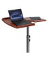 Angle And Height Adjustable Mobile Laptop Computer Table With Top