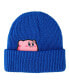 ფოტო #1 პროდუქტის Men's Snack Time Royal Blue Cuffed Plain Skull Acrylic Knitted Beanie Hat