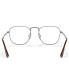 RX8157V Frank Titanium Optics Men's Square Eyeglasses