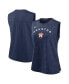 Women's Navy Houston Astros Muscle Play Tank Top