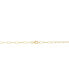 ფოტო #4 პროდუქტის Cultured Freshwater Pearl (6mm) MOM Paperclip Link 18" Pendant Necklace