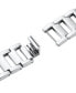 ფოტო #4 პროდუქტის Unisex Clara Silver Stainless Steel Band for Apple Watch 38mm, 40mm, 41mm