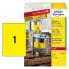 Фото #5 товара Avery Zweckform L6111-8 - Yellow - Rectangle - Permanent - DIN A4 - Polyester - Matte