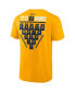 ფოტო #3 პროდუქტის Men's Gold Denver Nuggets 2023 NBA Finals Champions Close Out Jersey Roster T-shirt