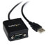 StarTech.com 1 Port FTDI USB to Serial RS232 Adapter Cable with Optical Isolation - DB-9 - USB A - 2.5 m - Black