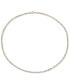 ფოტო #2 პროდუქტის 18" Tri-Color Singapore Chain Necklace (2-5/8mm) in 14k Gold, White Gold & Rose Gold