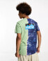 Kavu Klear Above Etch Art ts-hirt in tie dye navy/ green, S - фото #6