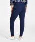 Фото #2 товара Women's Mid-Rise Ponté-Knit Pants with Tummy Control, Created for Macy's