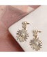 ფოტო #2 პროდუქტის Women's Wild Flower Drop Earrings